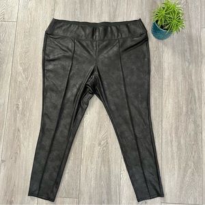 Nine West Black Leggings Plus Size 2X Tummy Control Business Casual Rockstar